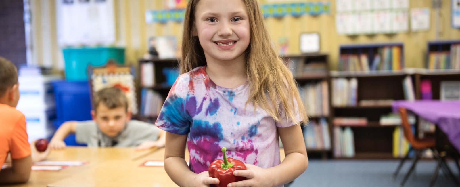 Girl with pepper