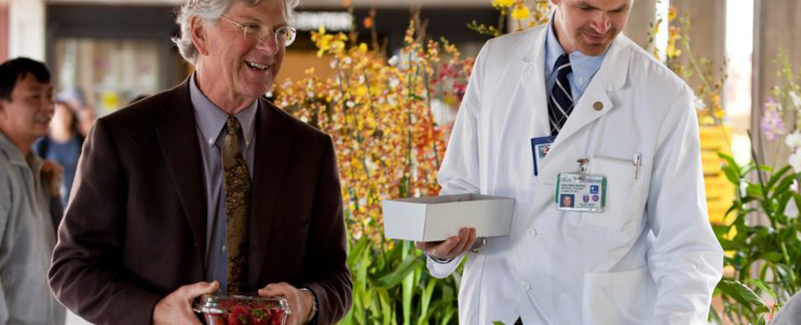Doctor shops at KP farmers market 