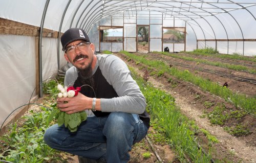 Joseph Alaro from Valle Encantado Farms. (Healthy Here PR at CWA Communications)